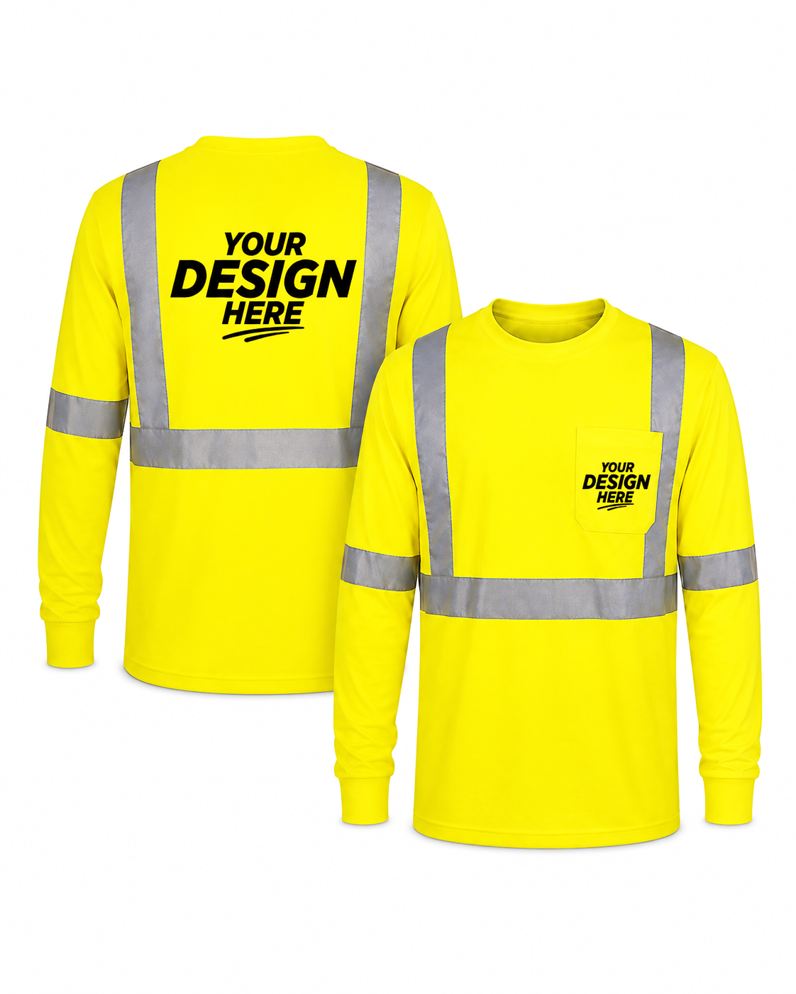 Portwest S192 Custom Hi-Vis Yellow Long Sleeve – ANSI Class 3