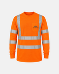 High-Visibility Safety Orange Class 3 Long-Sleeve - C16730