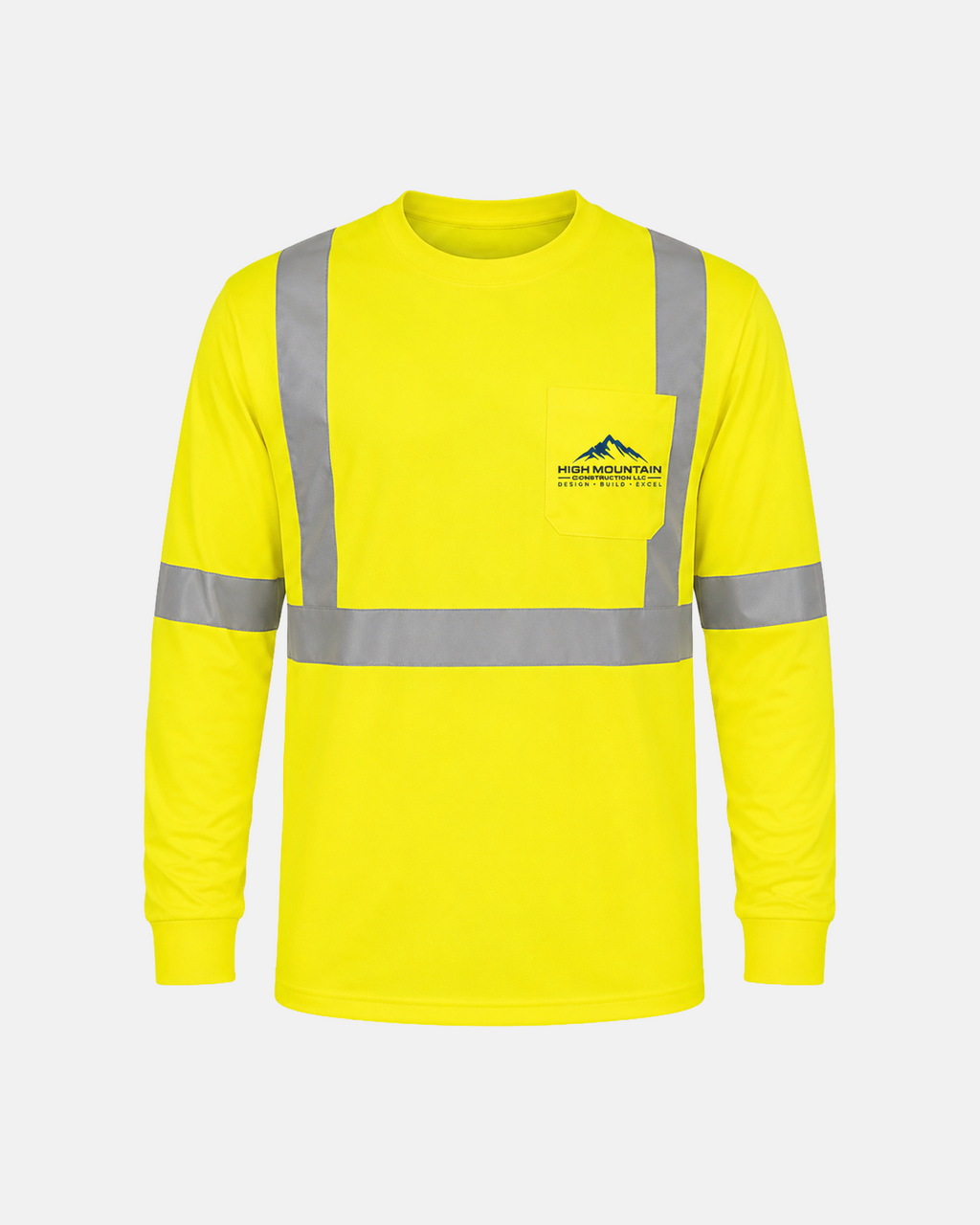 High-Visibility Safety Yellow Class 3 Long-Sleeve - C16730