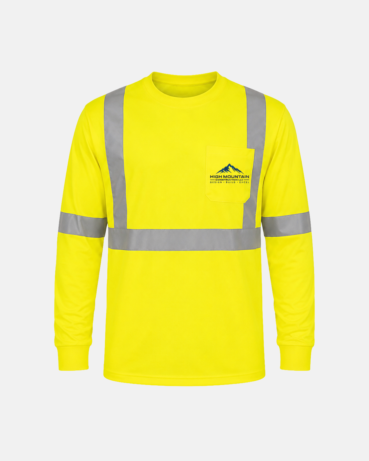 High-Visibility Safety Yellow Class 3 Long-Sleeve - C16730
