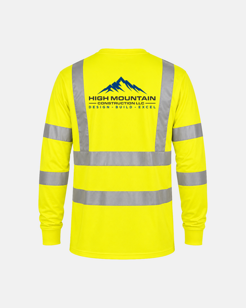 High-Visibility Safety Orange Class 3 Long-Sleeve - C16730