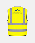 High Visibility Mesh Safety Vest - Zipper Closure - ANSI Class 2 - US580