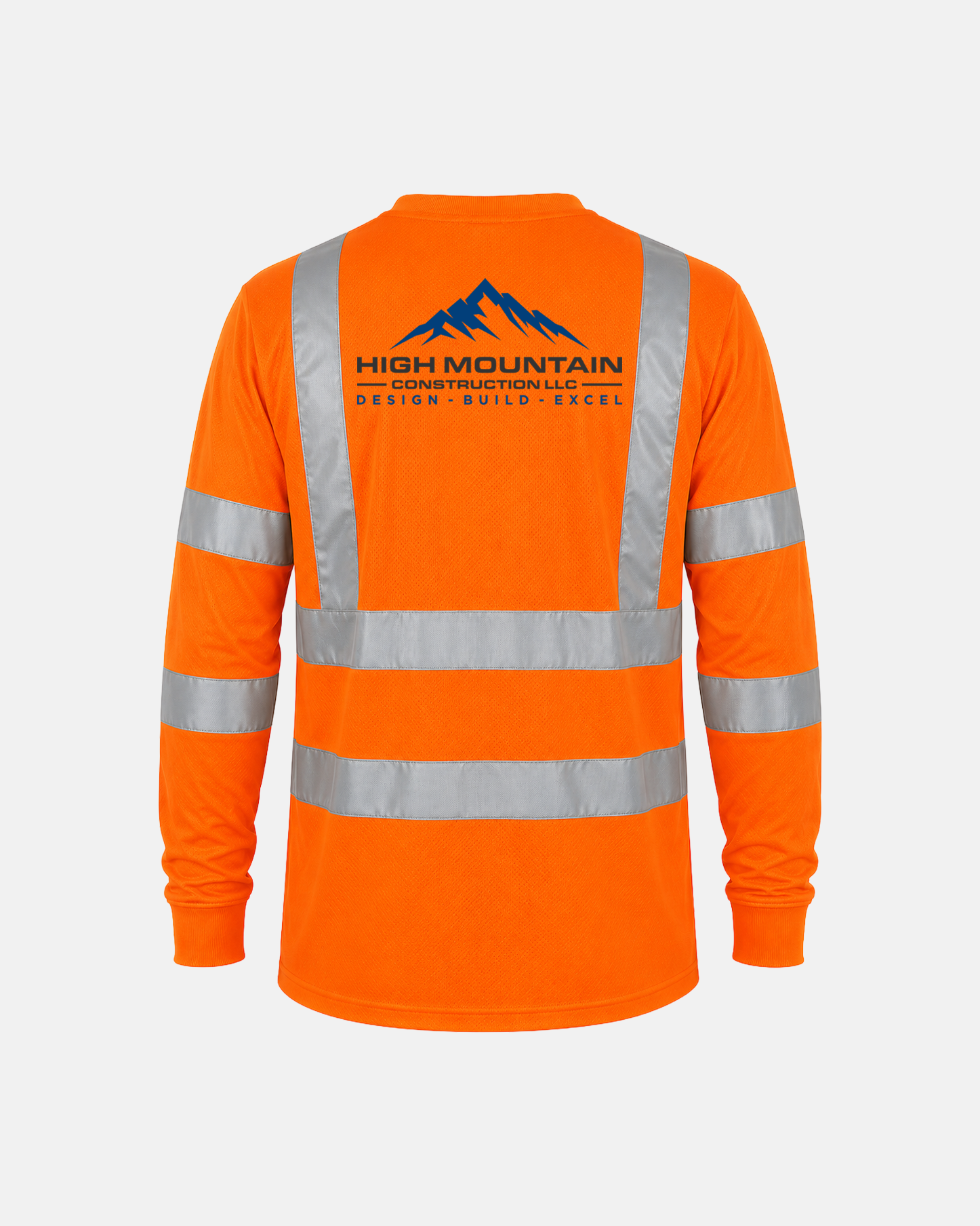High-Visibility Safety Orange Class 3 Long-Sleeve - C16730