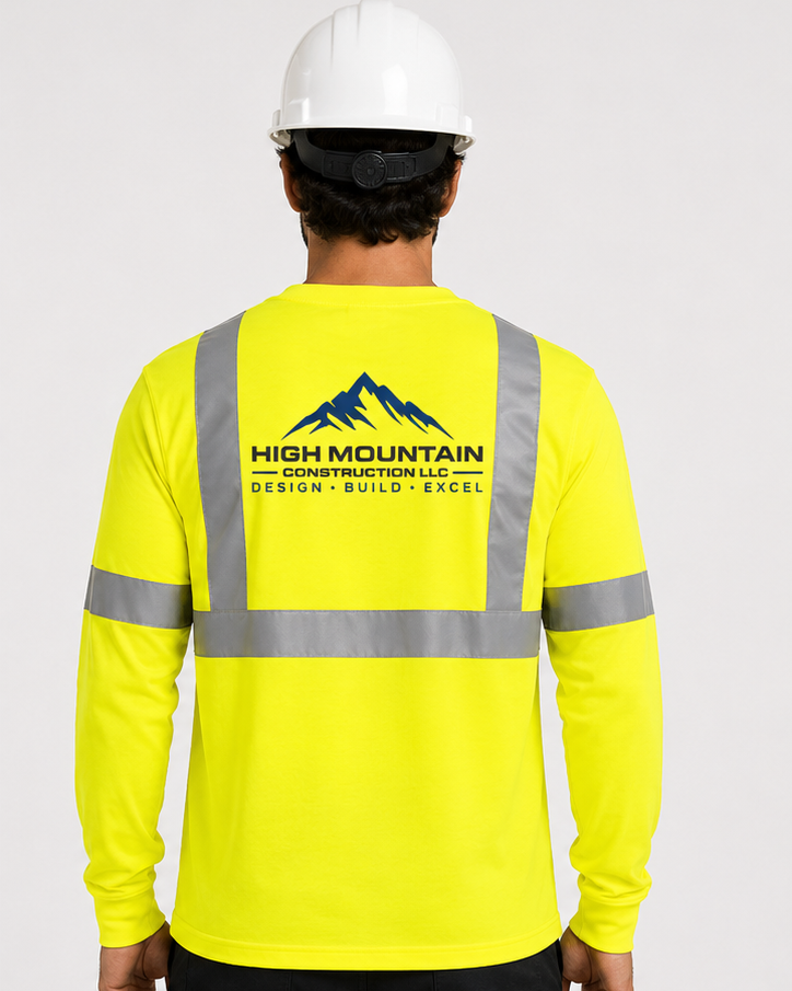 High-Visibility Safety Yellow Class 3 Long-Sleeve - C16730