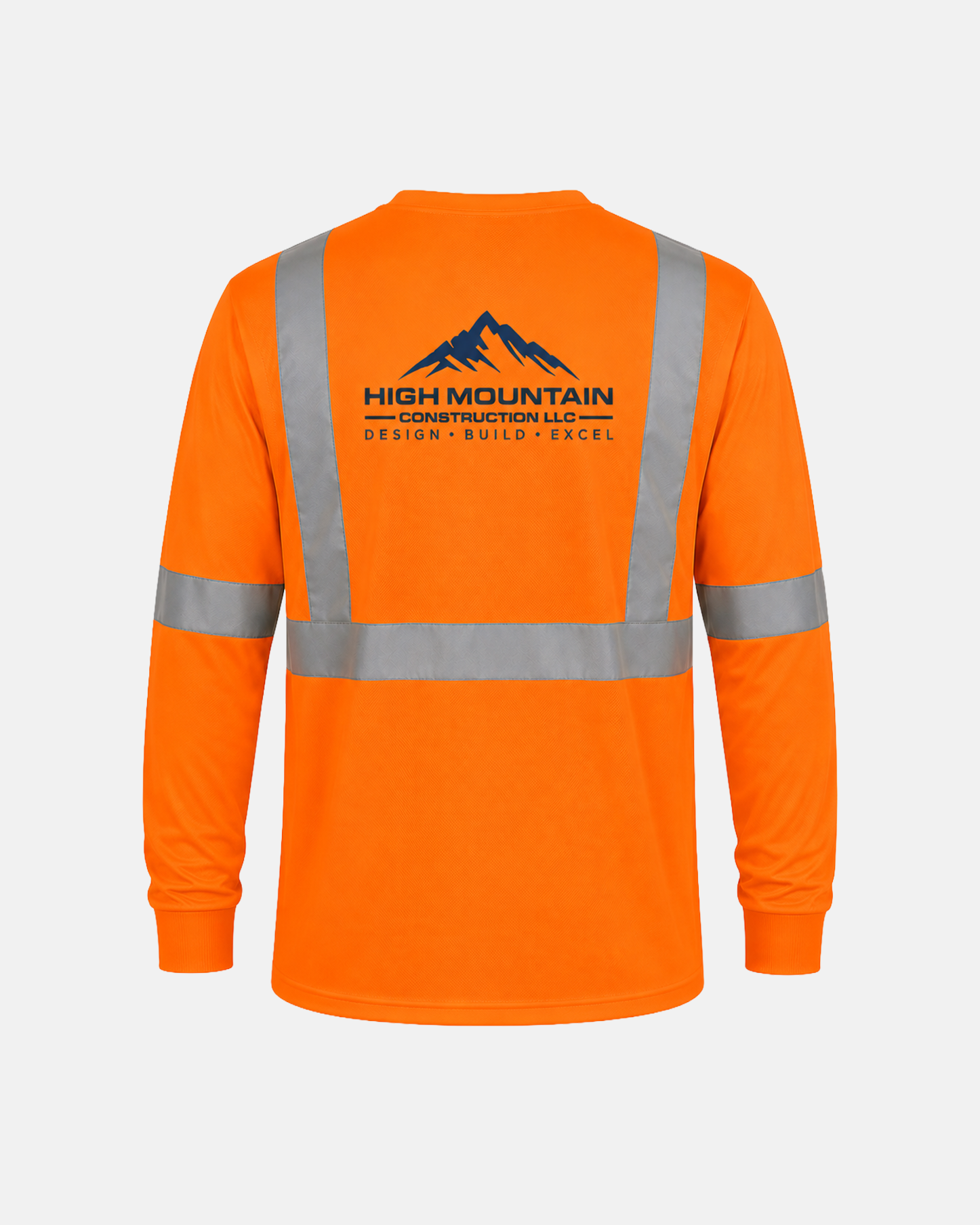 High-Visibility Safety Orange Class 3 Long-Sleeve - C16730