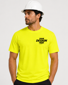 Gildan 5000 Hi-Vis Safety Yellow T-Shirt