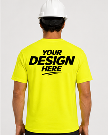 Gildan 5000 Hi-Vis Safety Yellow T-Shirt