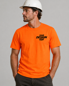 Gildan 5000 Hi-Vis Safety Orange T-Shirt