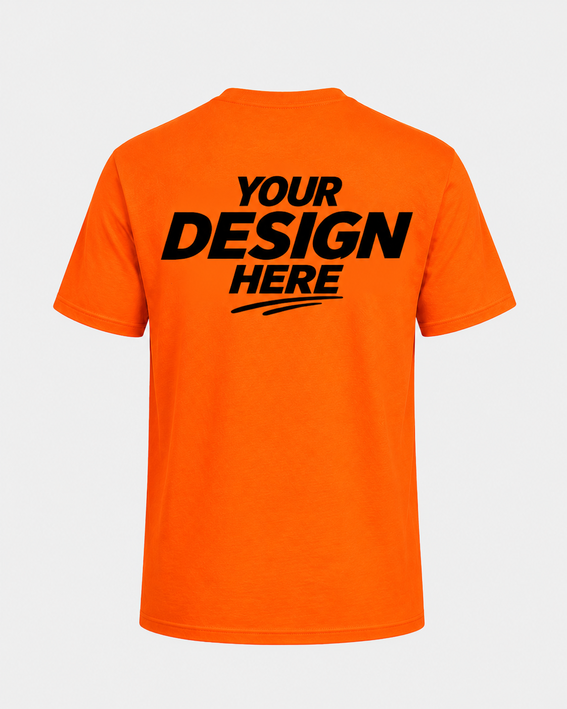 Gildan 5000 Hi-Vis Safety Orange T-Shirt