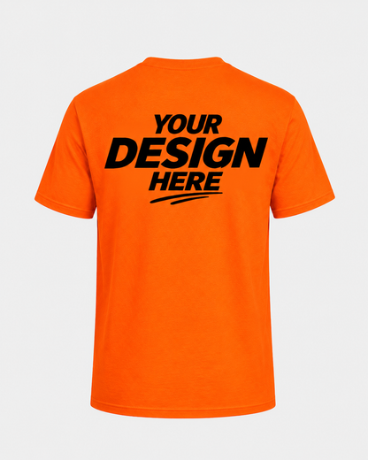 Gildan 5000 Hi-Vis Safety Orange T-Shirt