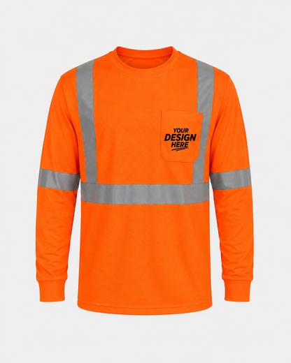 Portwest S192 Custom Hi-Vis Long Sleeve – ANSI Class 3