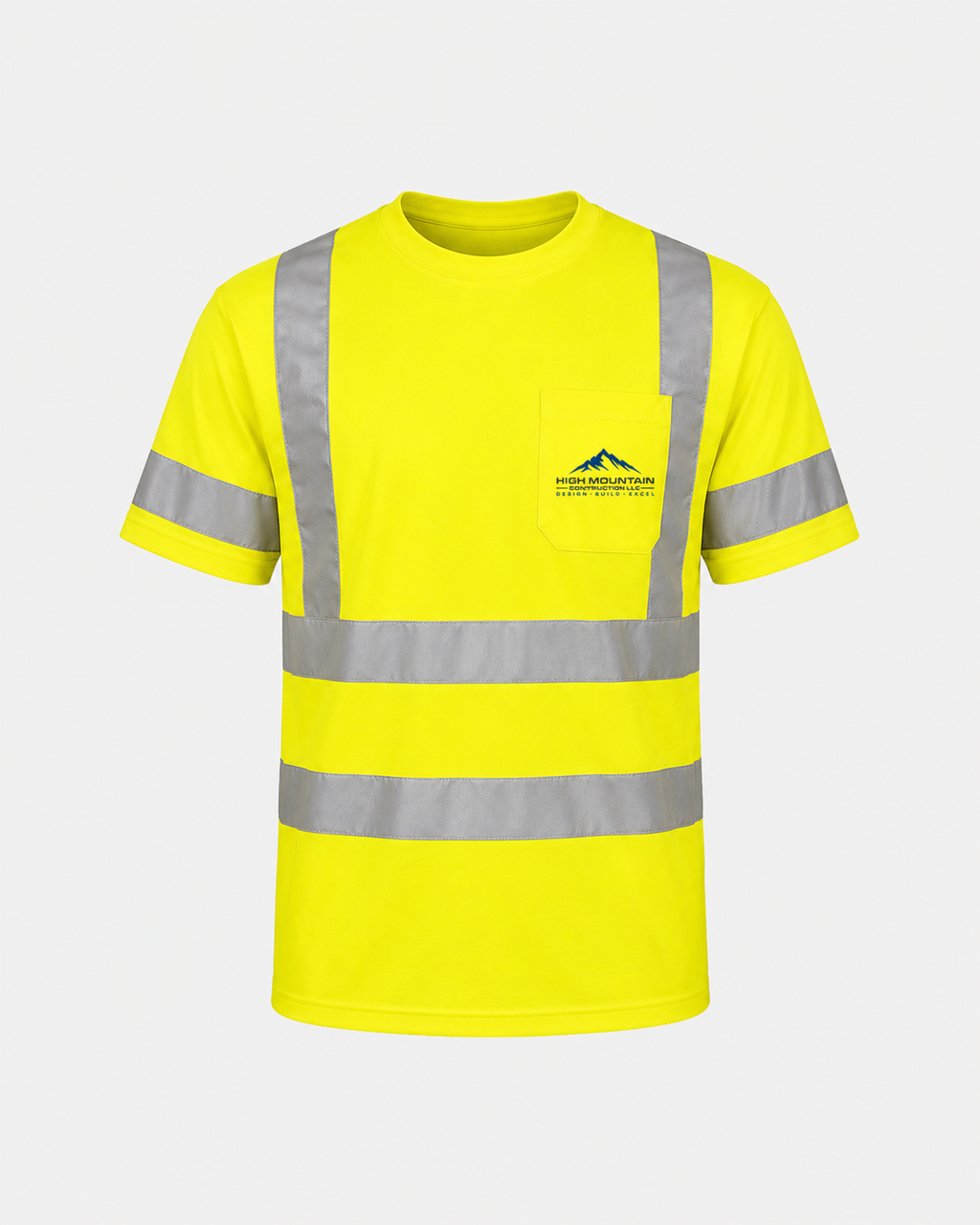 Hi-Vis Safety Yellow Class 3 Short-Sleeve