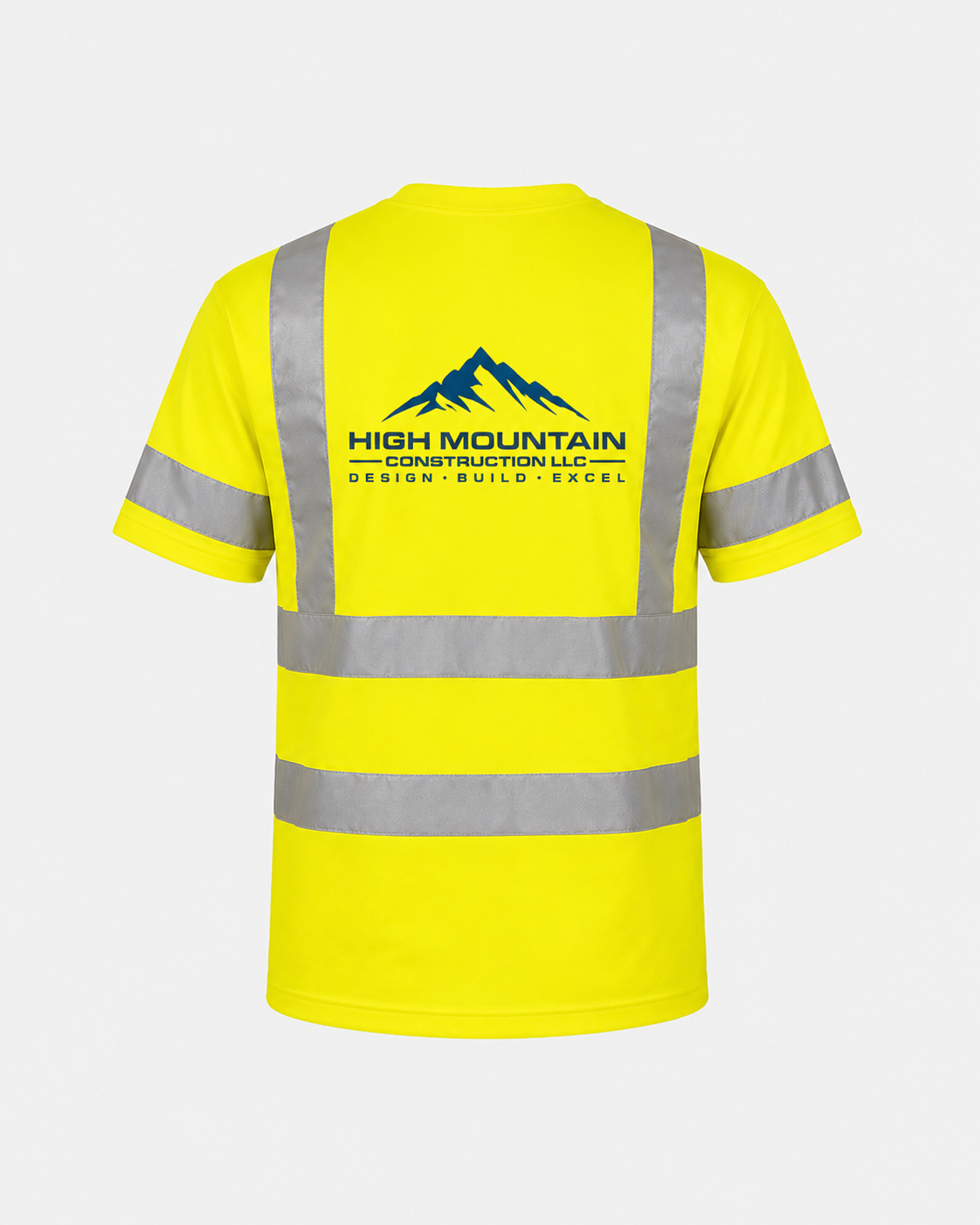 Hi-Vis Safety Yellow Class 3 Short-Sleeve