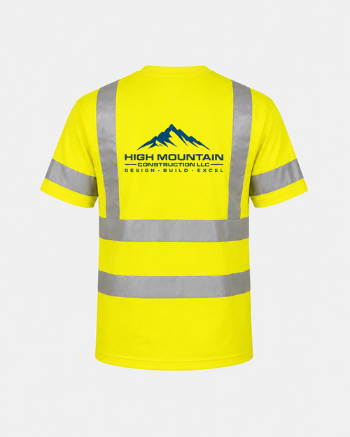 Hi-Vis Safety Yellow Class 3 Short-Sleeve