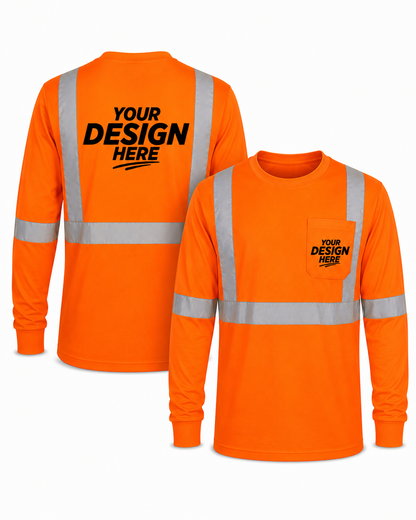 Portwest S192 Custom Hi-Vis Long Sleeve – ANSI Class 3