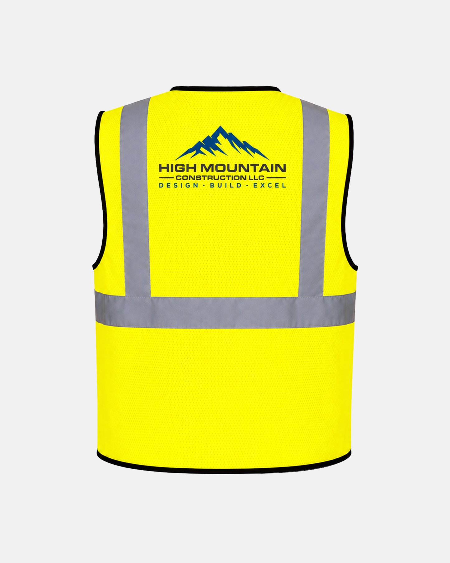 PORTWEST® High Visibility Mesh Safety Vest - Zipper Closure - ANSI Class 2 - US580